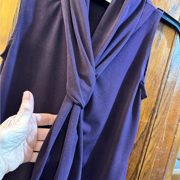 Tiffany & Grey stretch purple top, PS - Picture 4 of 6
